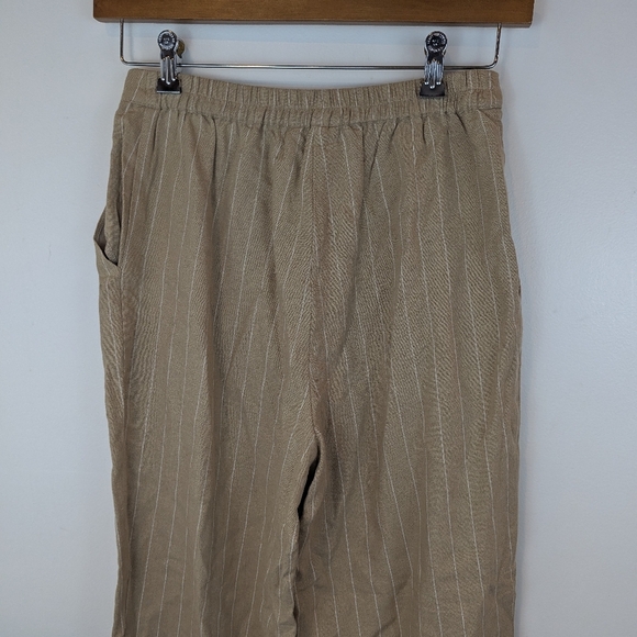 NWT Skies are Blue Linen Blend Wide Leg Trousers, Sz S - Picture 9 of 9